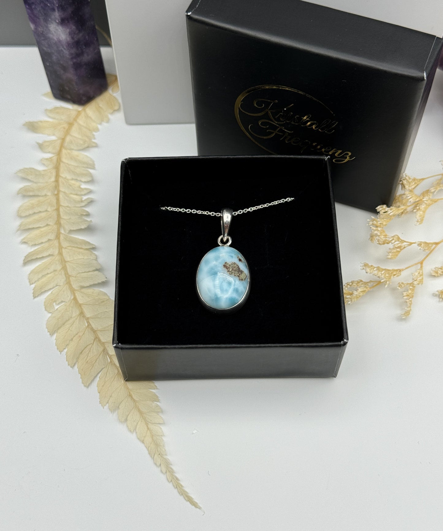 Larimar 925 Silber Kette