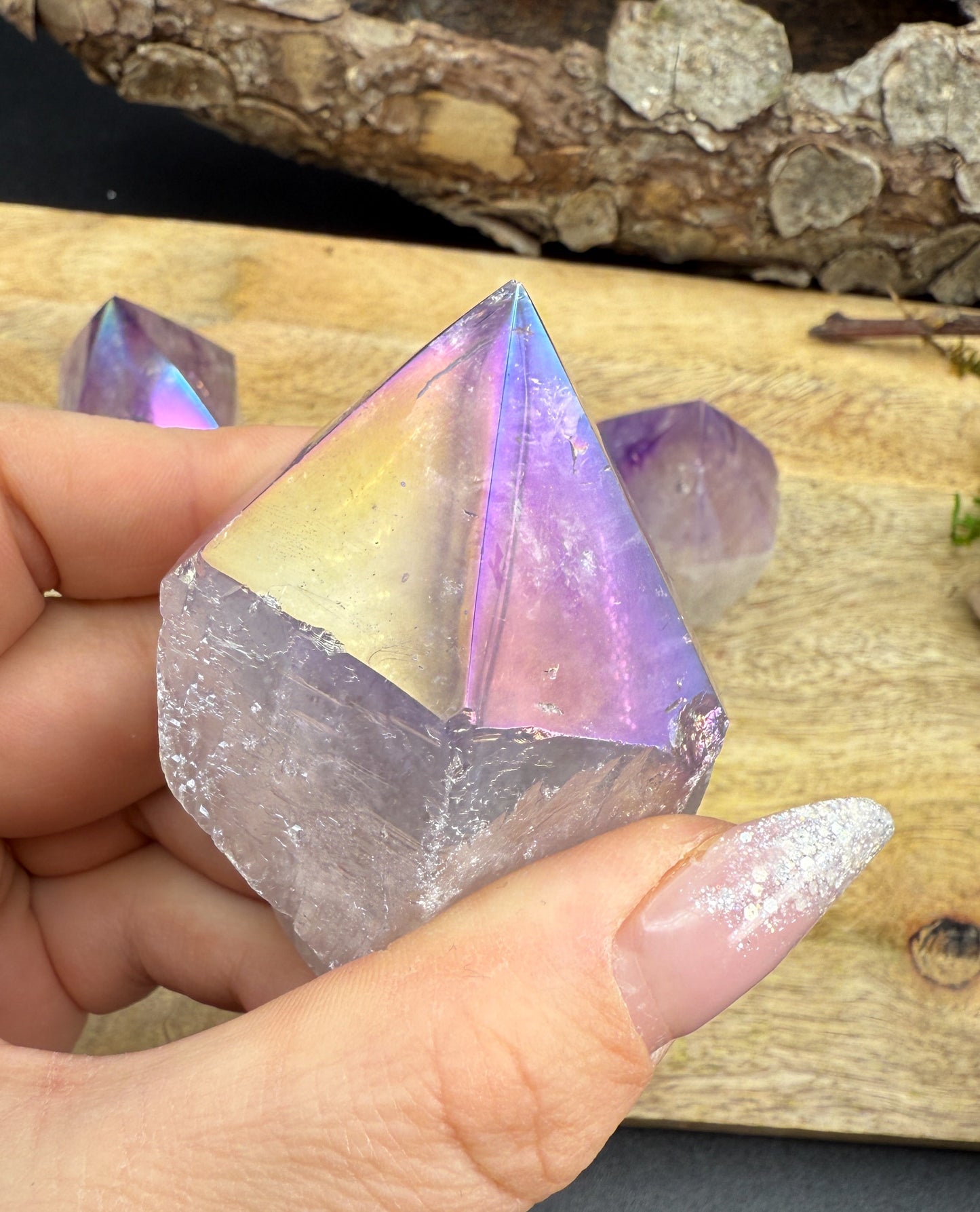 Amethyst Angel Aura Spitzen