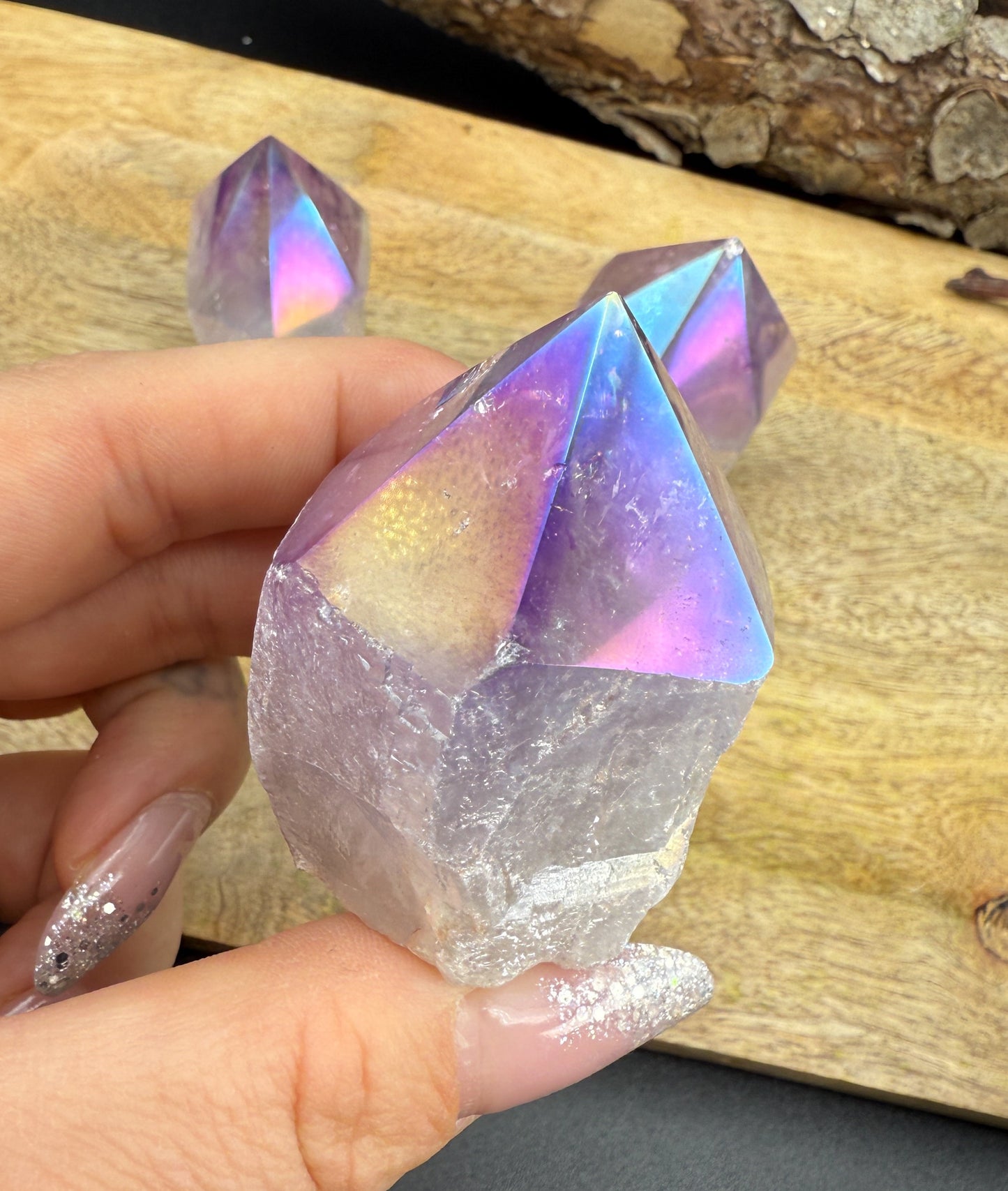 Amethyst Angel Aura Spitzen