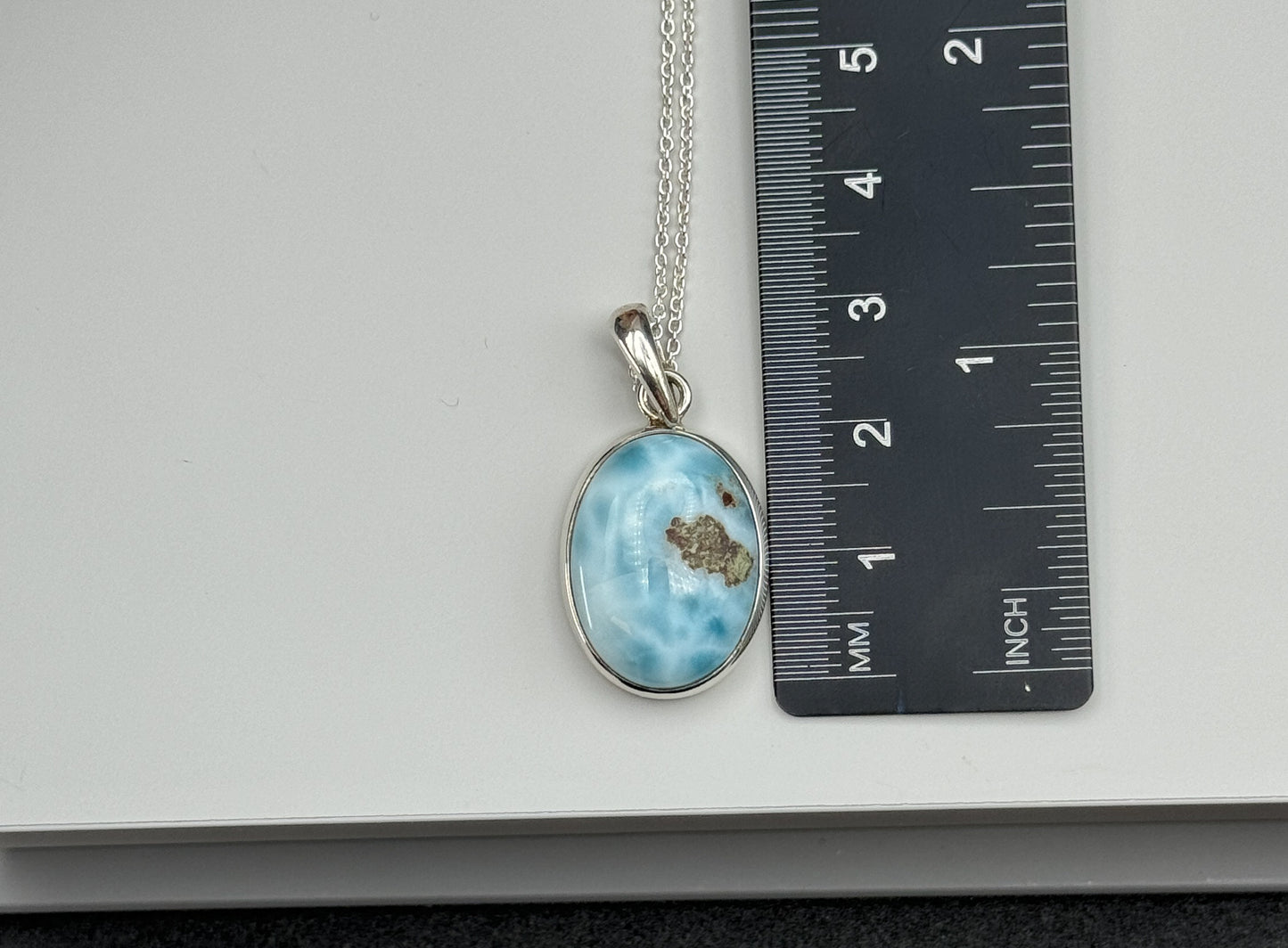 Larimar 925 Silber Kette