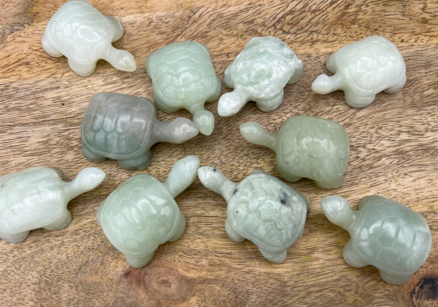 Jade Schildkröte Figur Gravur