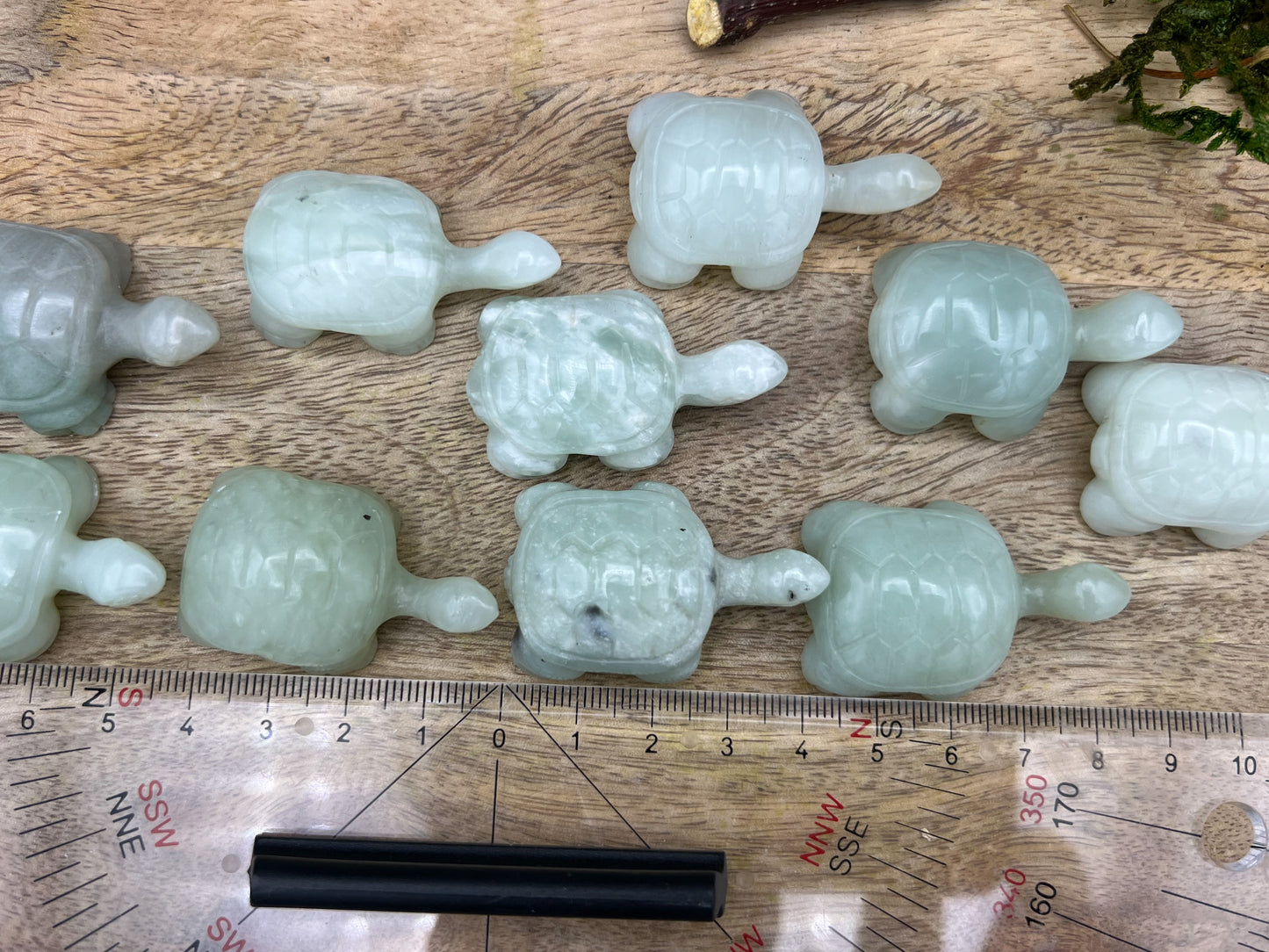 Jade Schildkröte Figur Gravur