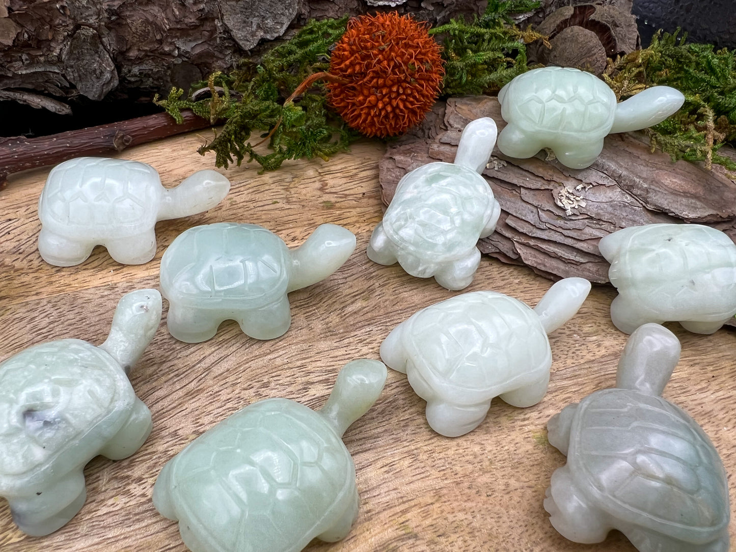 Jade Schildkröte Figur Gravur