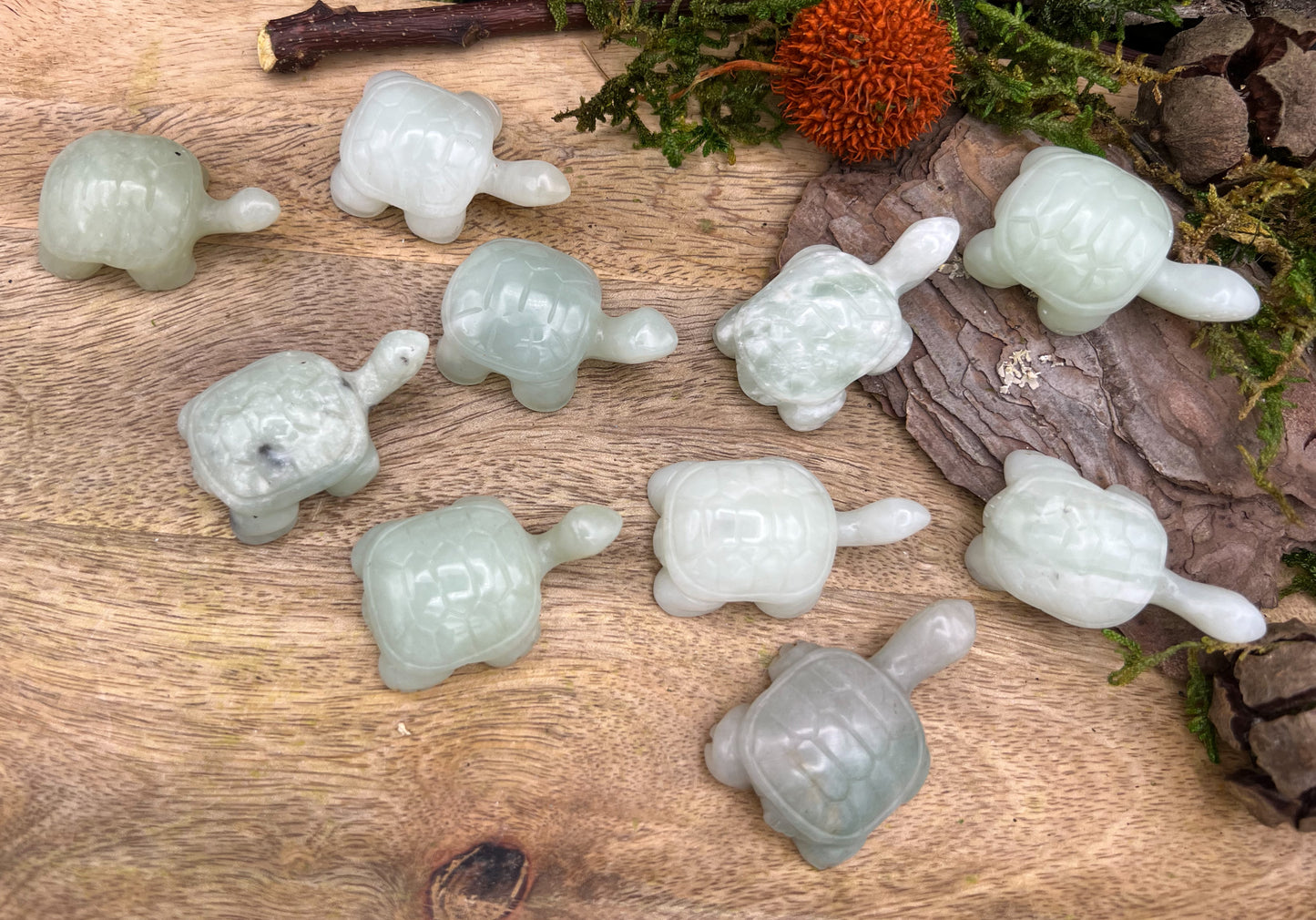 Jade Schildkröte Figur Gravur