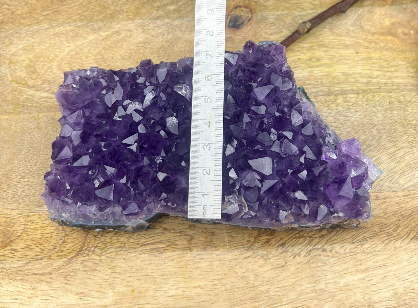 XL funkelndes Amethyst Drusenstück