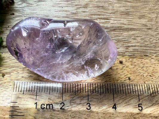 Amethyst | Trommelstein, poliert | Heilstein, Edelstein, Kristall | Kronen Chakra | Geschenk | Spiritualität | Fair & ethisch