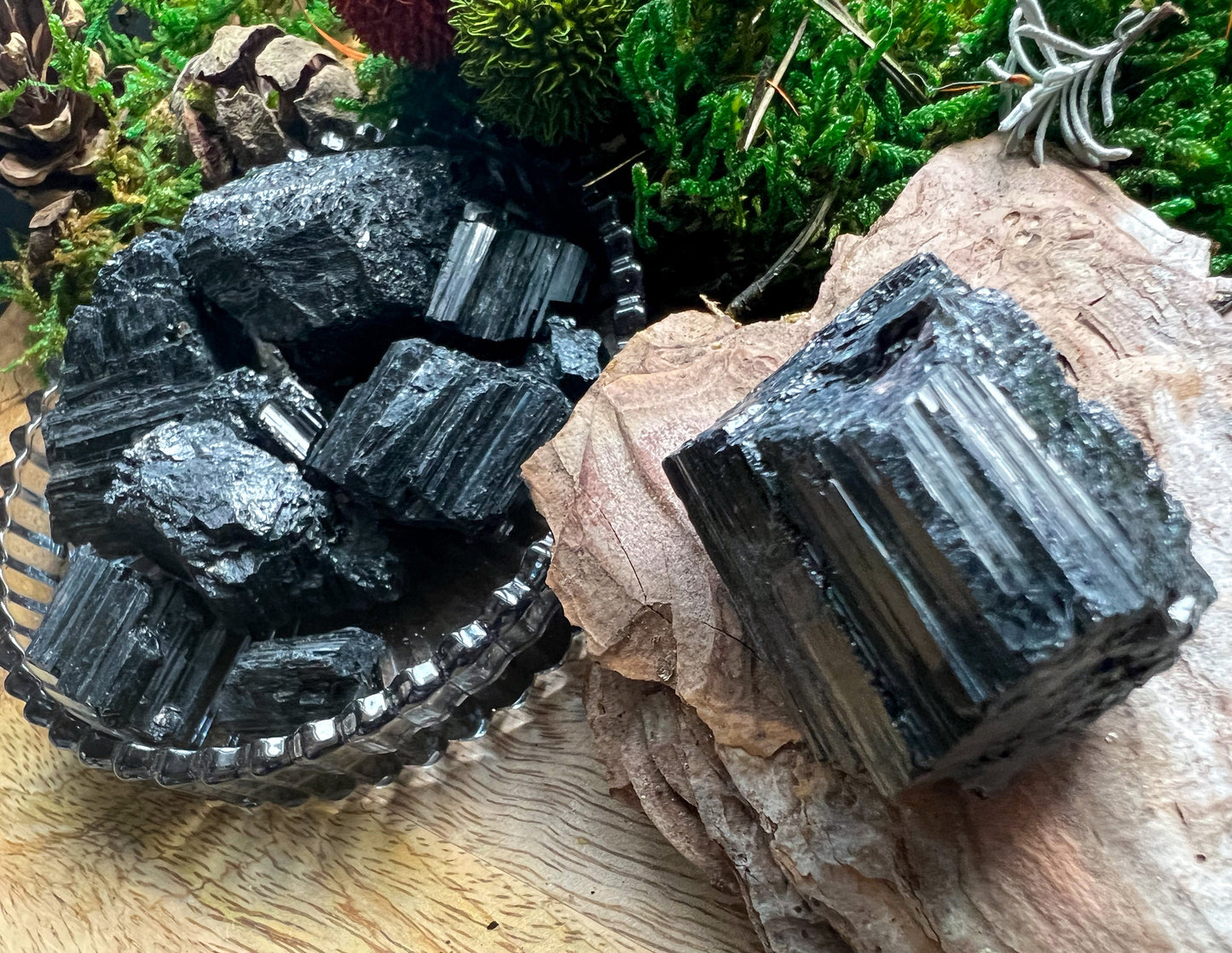 Schwarzer Turmalin / Schörl | Rohstein Raw | Schutzstein | Wurzelchakra , Drittes Auge Chakra | Geschenk | Edelstein, Mineral
