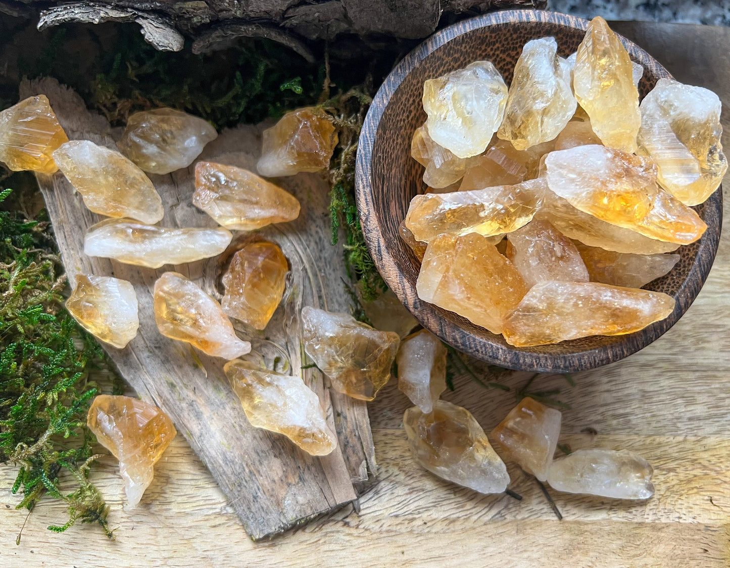 Citrin | Kristall, Rohstein, Naturspitzen | raw Citrine stone | Gelb | Geschenk | Wasserstein, Heilstein, Mineralien, Edelstein, Naturstein