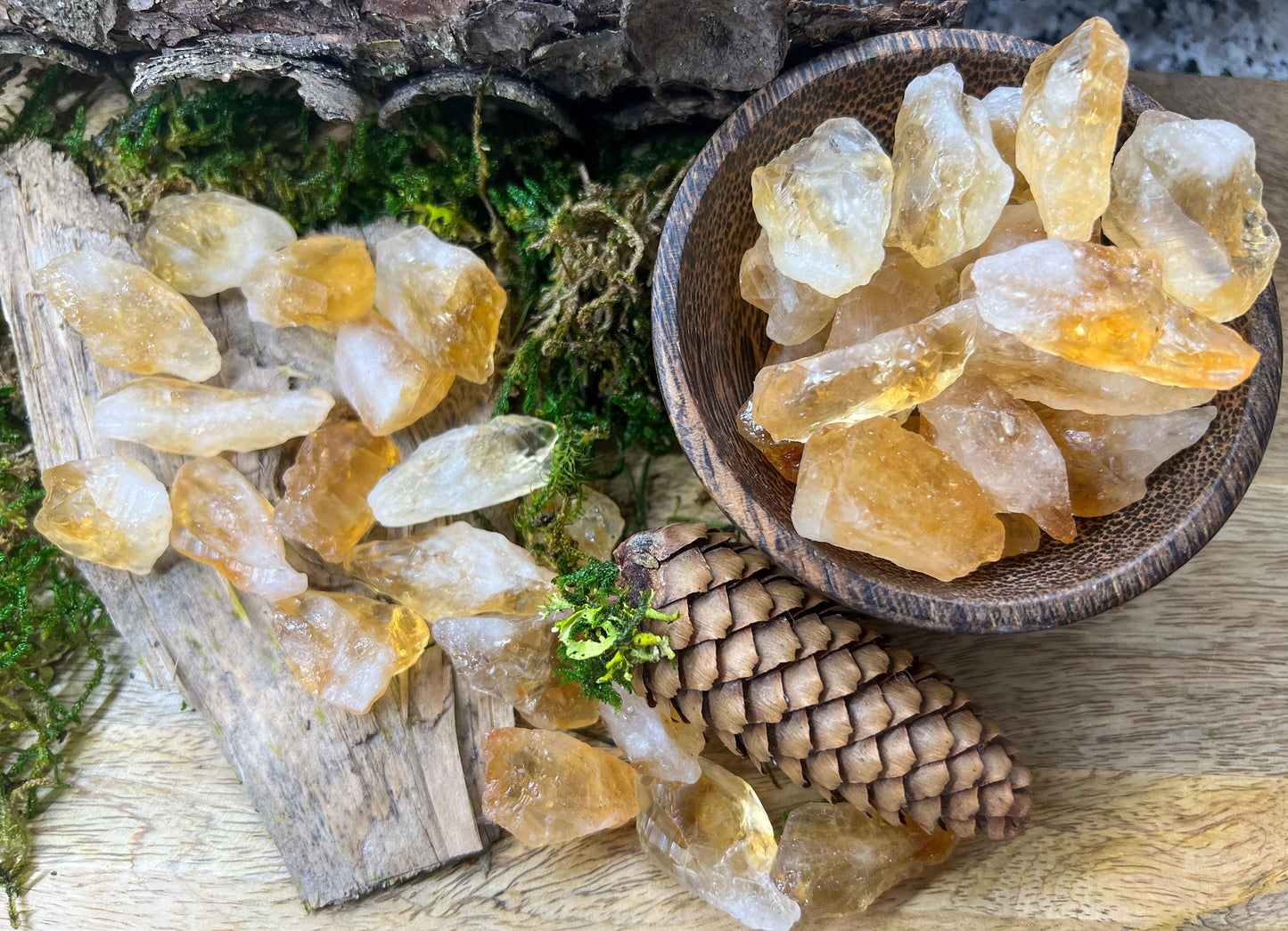 Citrin | Kristall, Rohstein, Naturspitzen | raw Citrine stone | Gelb | Geschenk | Wasserstein, Heilstein, Mineralien, Edelstein, Naturstein