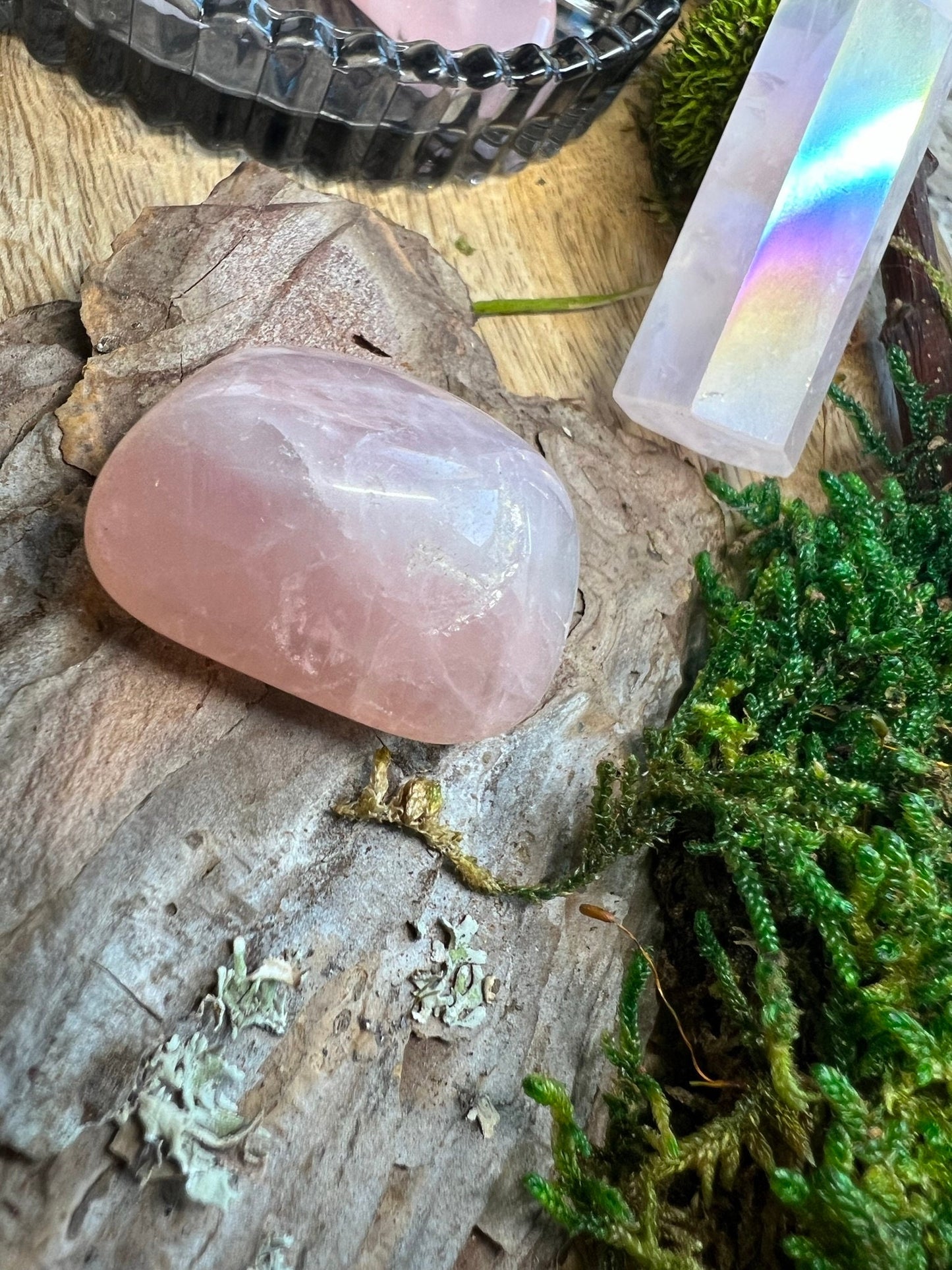 Rosenquarz | XS - XL | Trommelstein, poliert | Kristall, Heilstein, Edelstein | Herz Chakra | Geschenk | Stein der Liebe