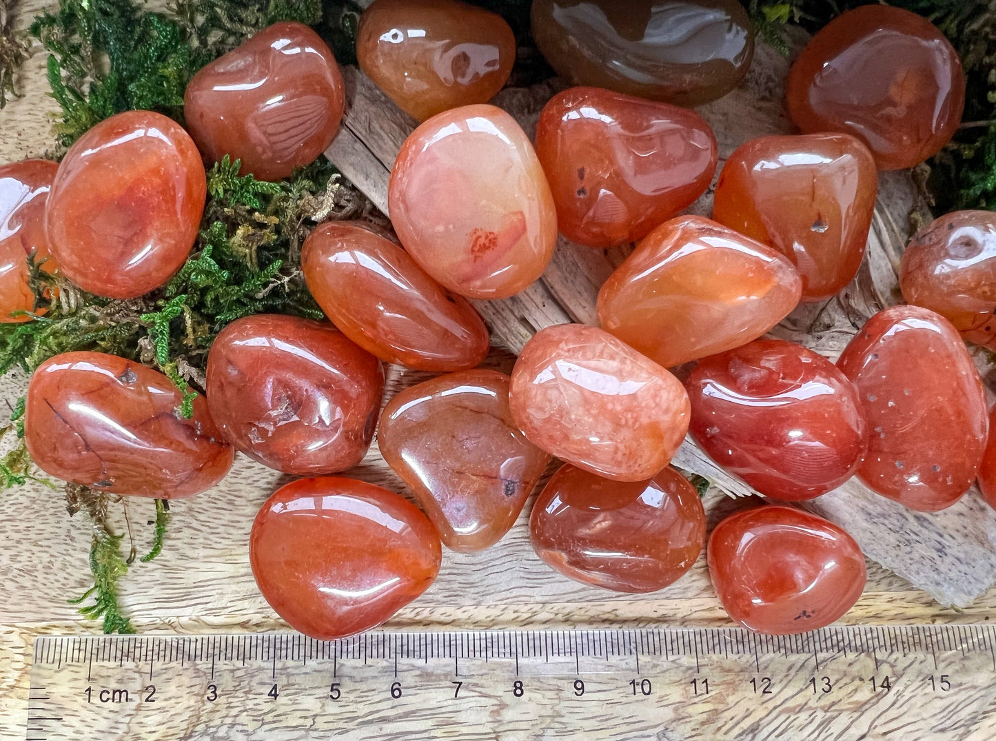 Karneol Carneol | Trommelsteine, poliert, Handschmeichler | rot orange | Chalcedon | Sakralchakra, Wurzel Chakra | Geschenk | Heilstein