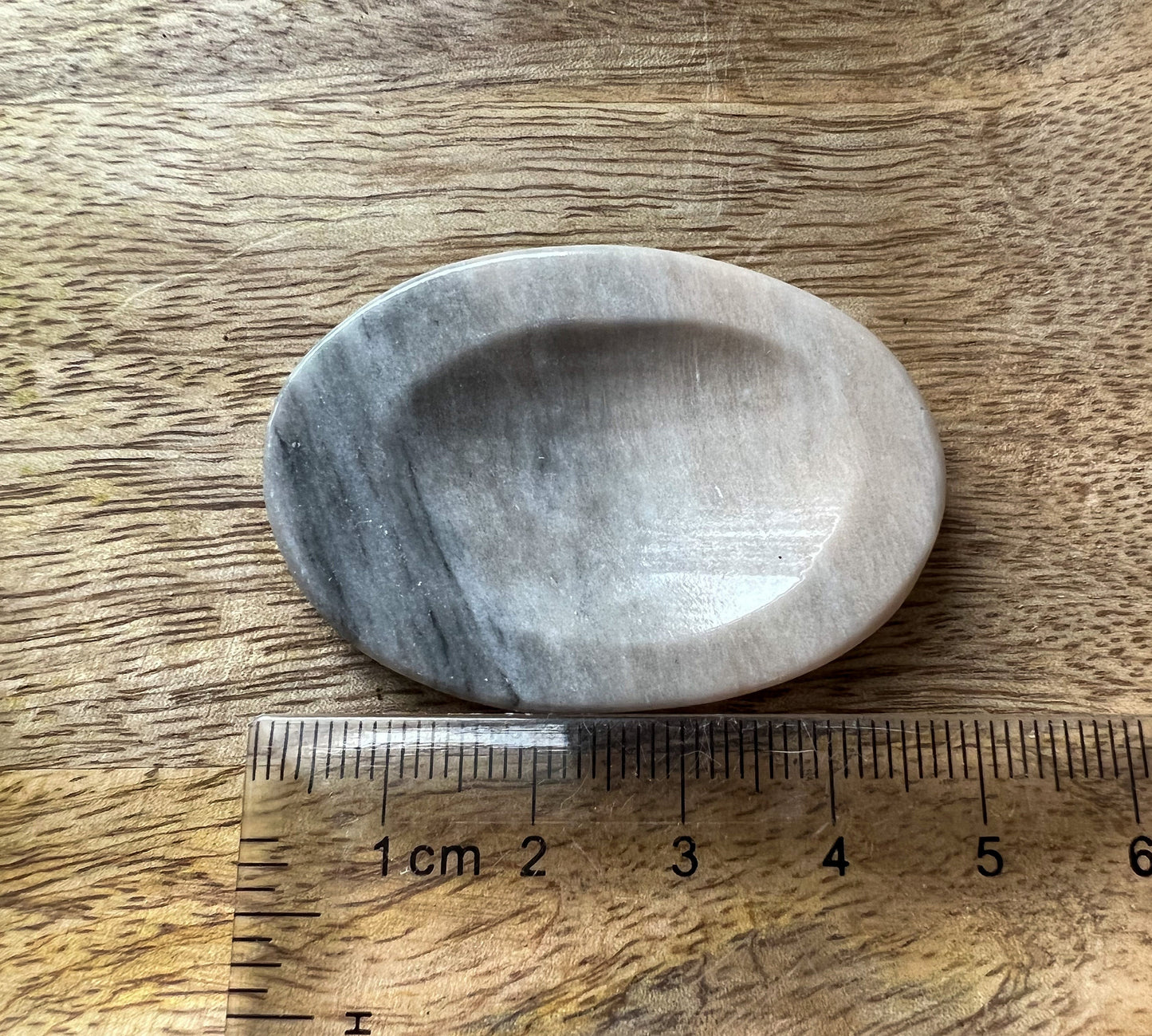 Aragonit | XL Daumenstein, poliert, Sorgenstein | Kristall, Heilstein, Edelstein, Mineralien, Trommelstein | Sakralchakra | Geschenk