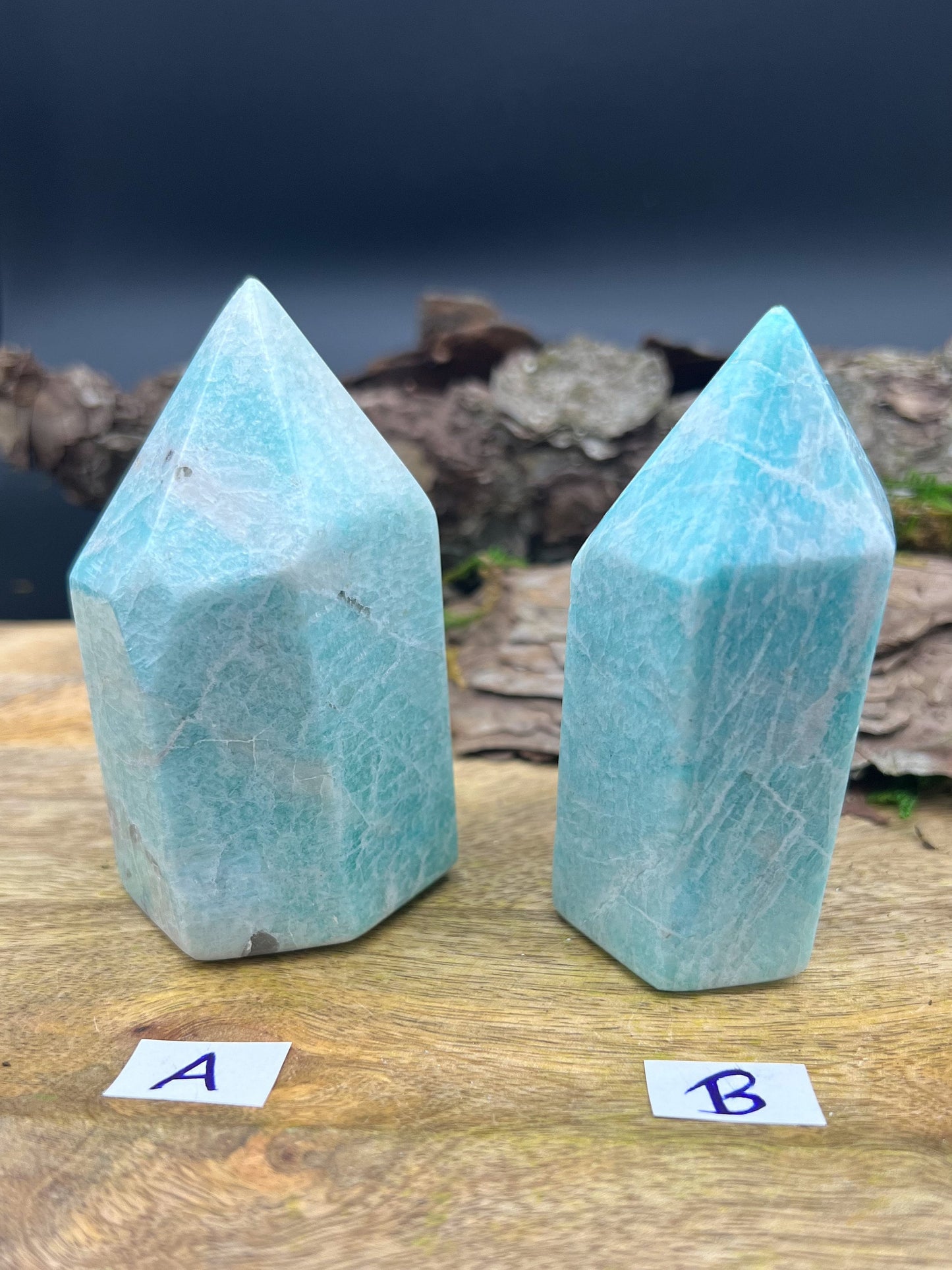 XL Amazonit Turm / Obelisk | Raumaufsteller | Kristall, Heilstein, Edelstein, Mineralien | türkis, blau | Geschenk Spiritualität, Deko