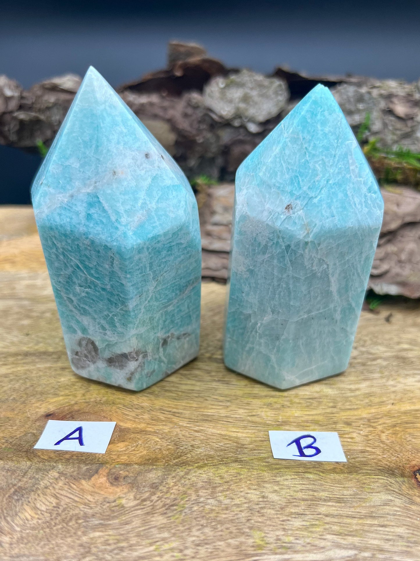 XL Amazonit Turm / Obelisk | Raumaufsteller | Kristall, Heilstein, Edelstein, Mineralien | türkis, blau | Geschenk Spiritualität, Deko