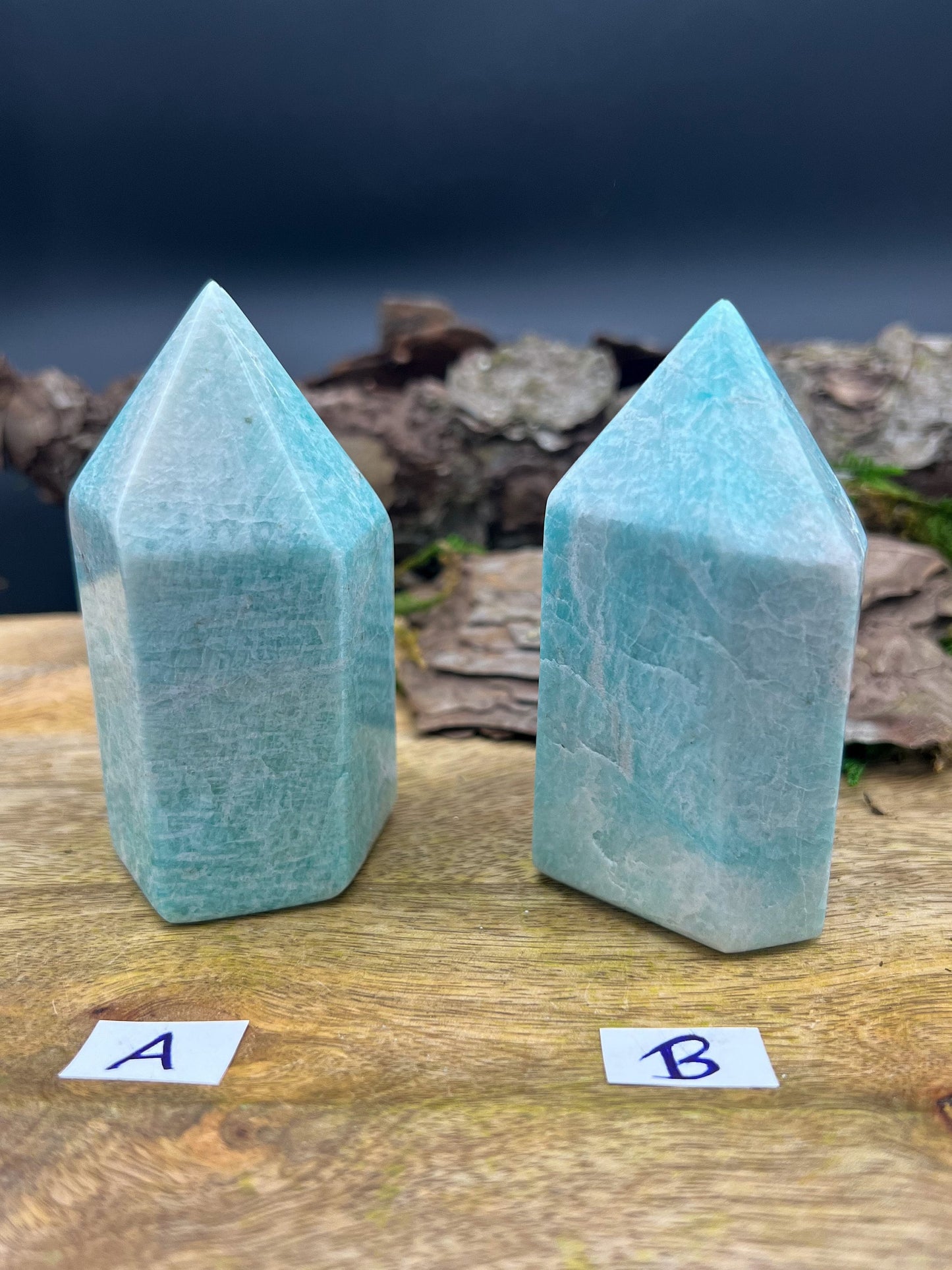XL Amazonit Turm / Obelisk | Raumaufsteller | Kristall, Heilstein, Edelstein, Mineralien | türkis, blau | Geschenk Spiritualität, Deko