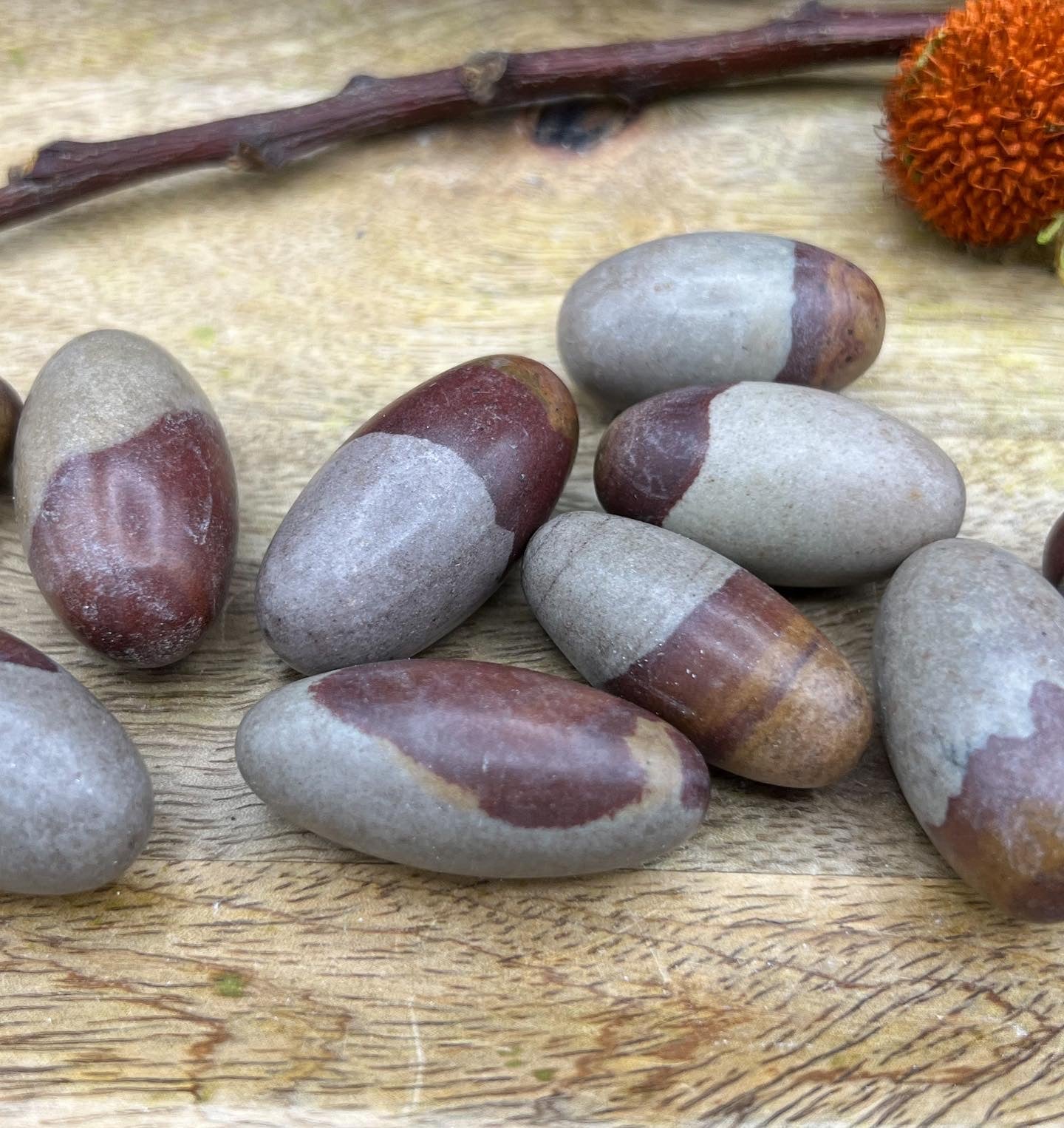 Shiva lingam Trommelsteine