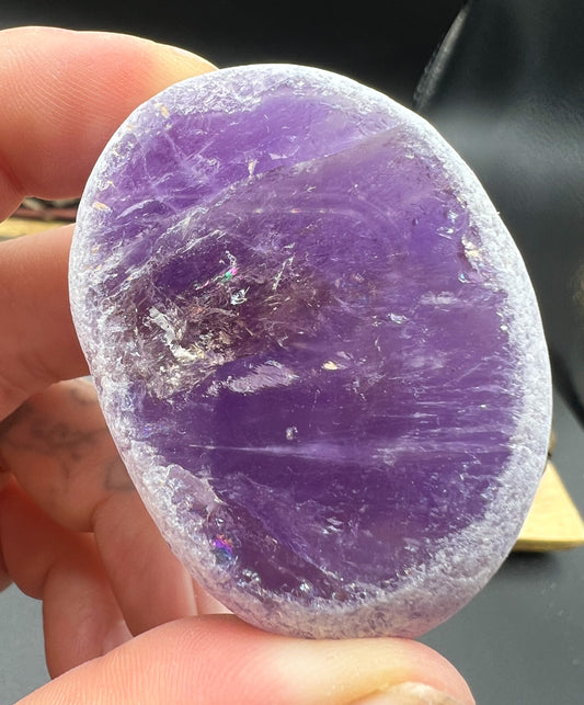 Amethyst Meditationsstein, Emu Eggs