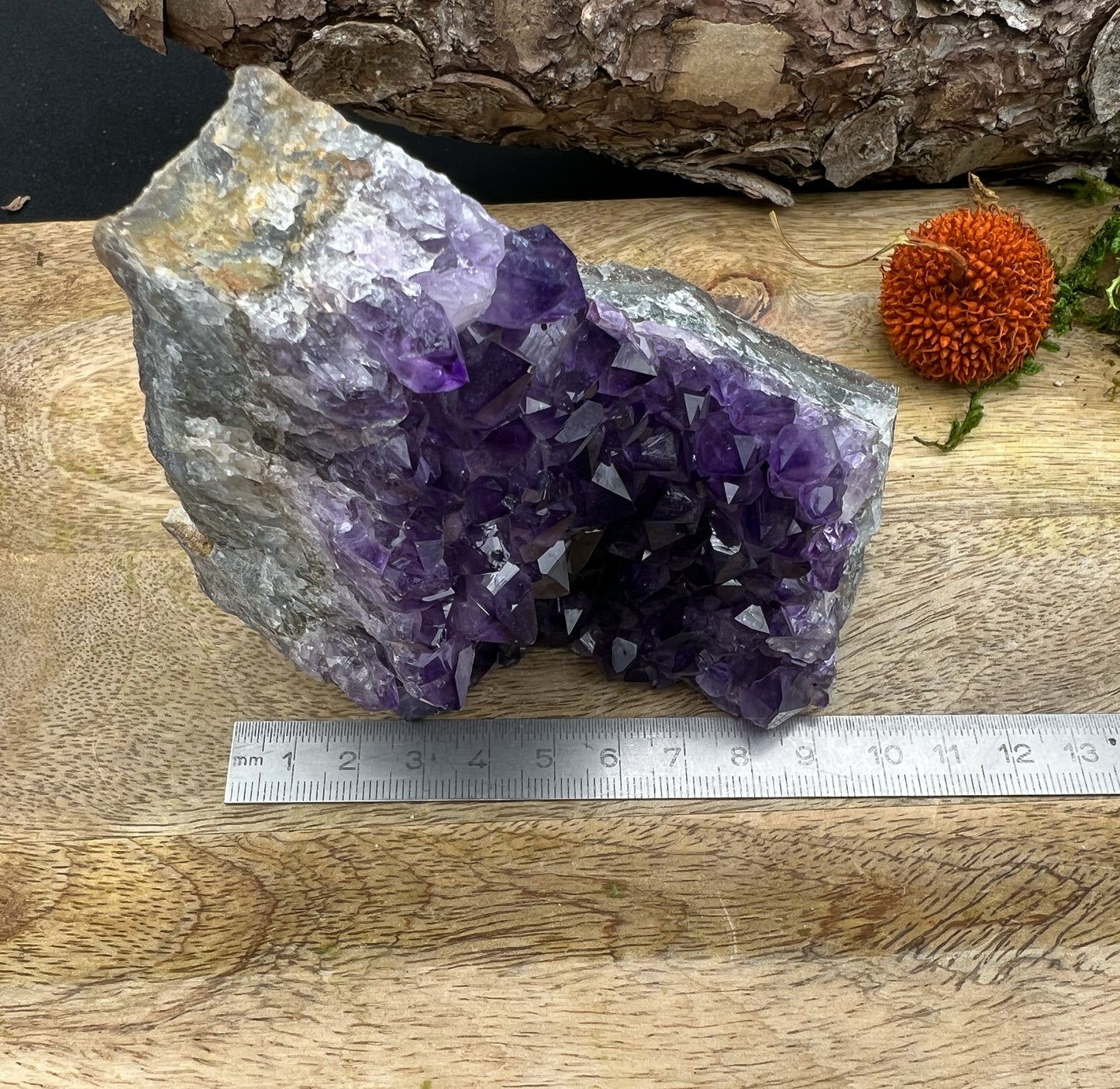 Funkelnde Amethyst Druse