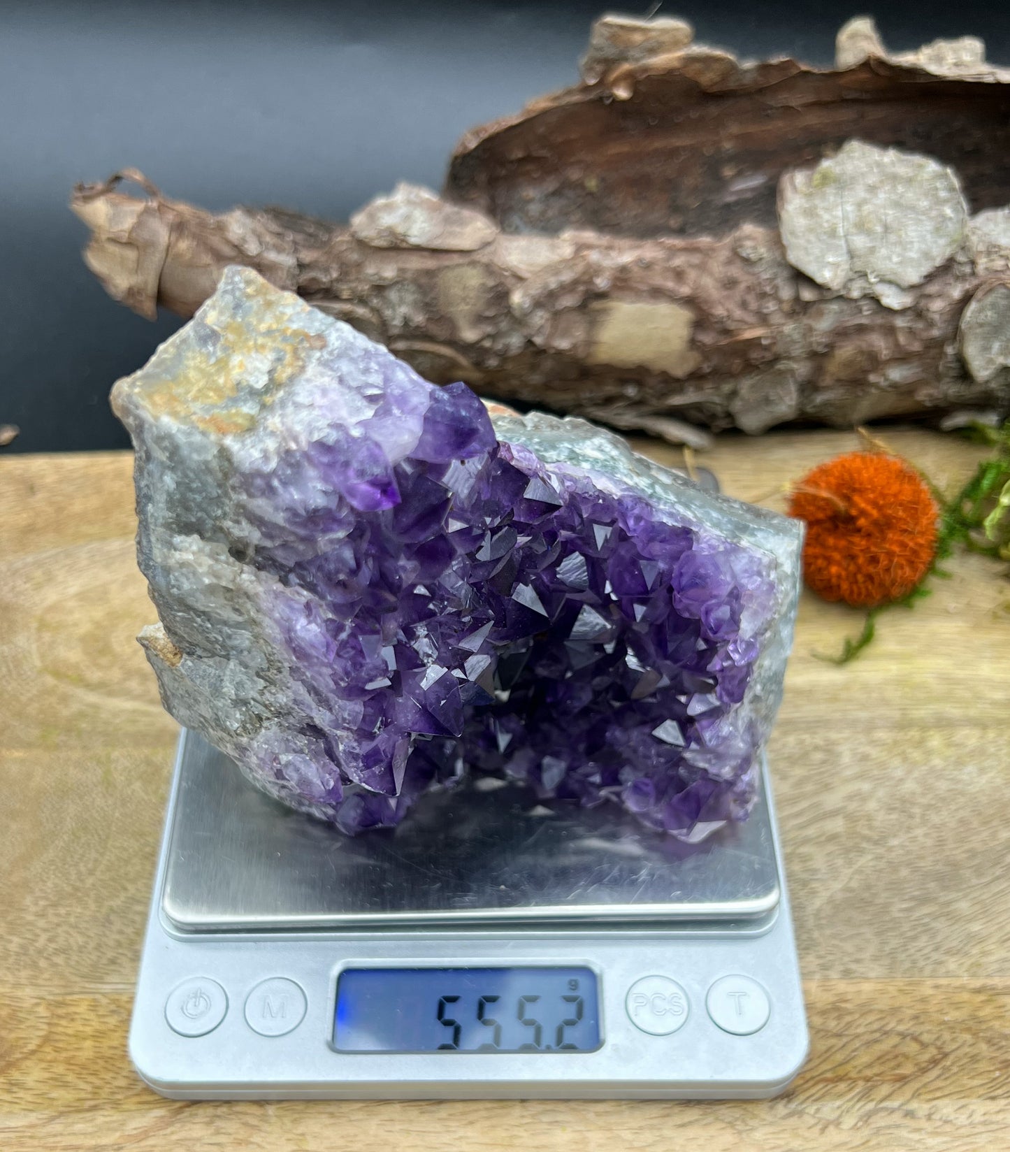 Funkelnde Amethyst Druse