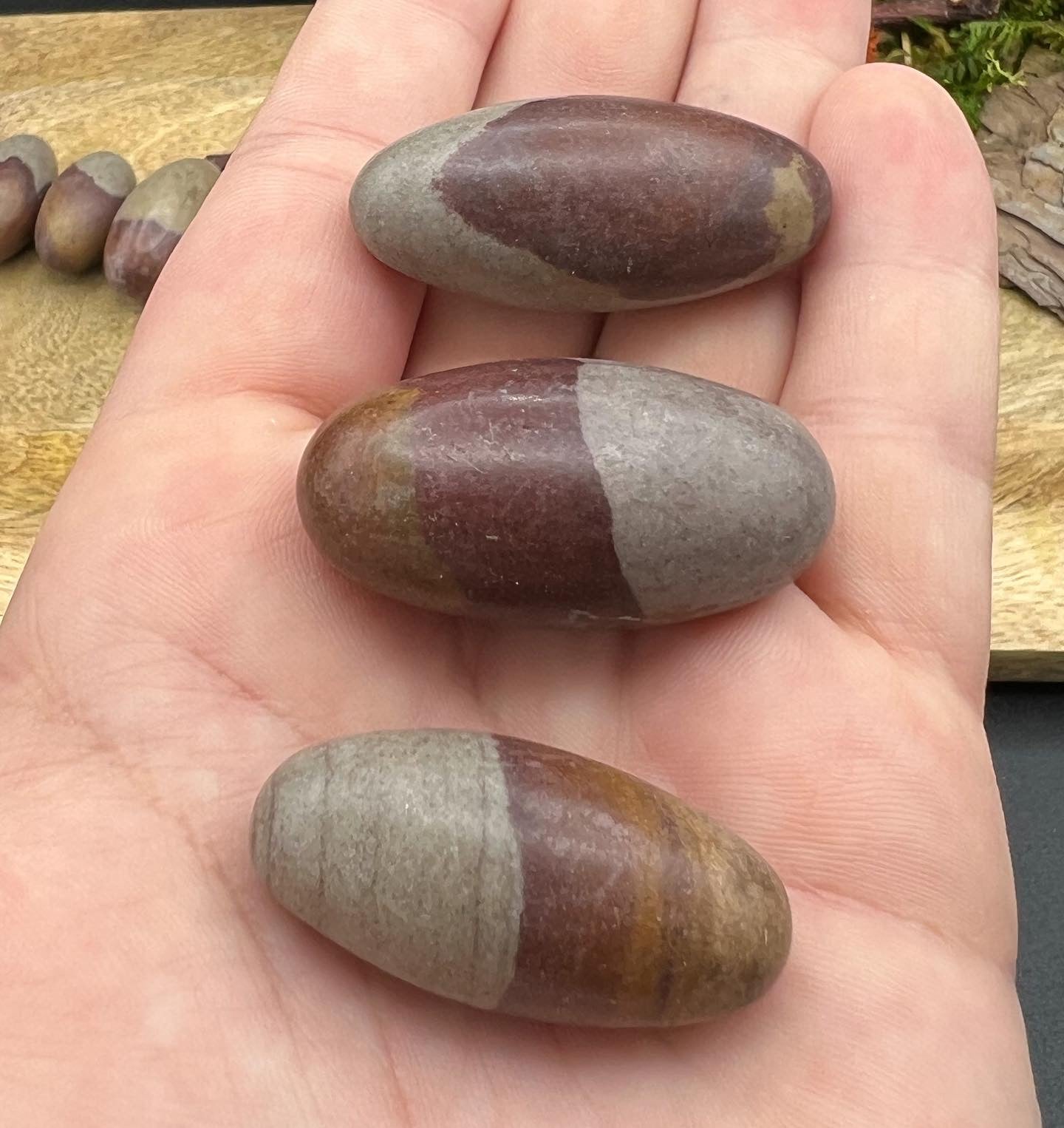 Shiva lingam Trommelsteine