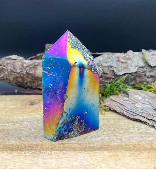 Amethyst Spitze Titanium Aura