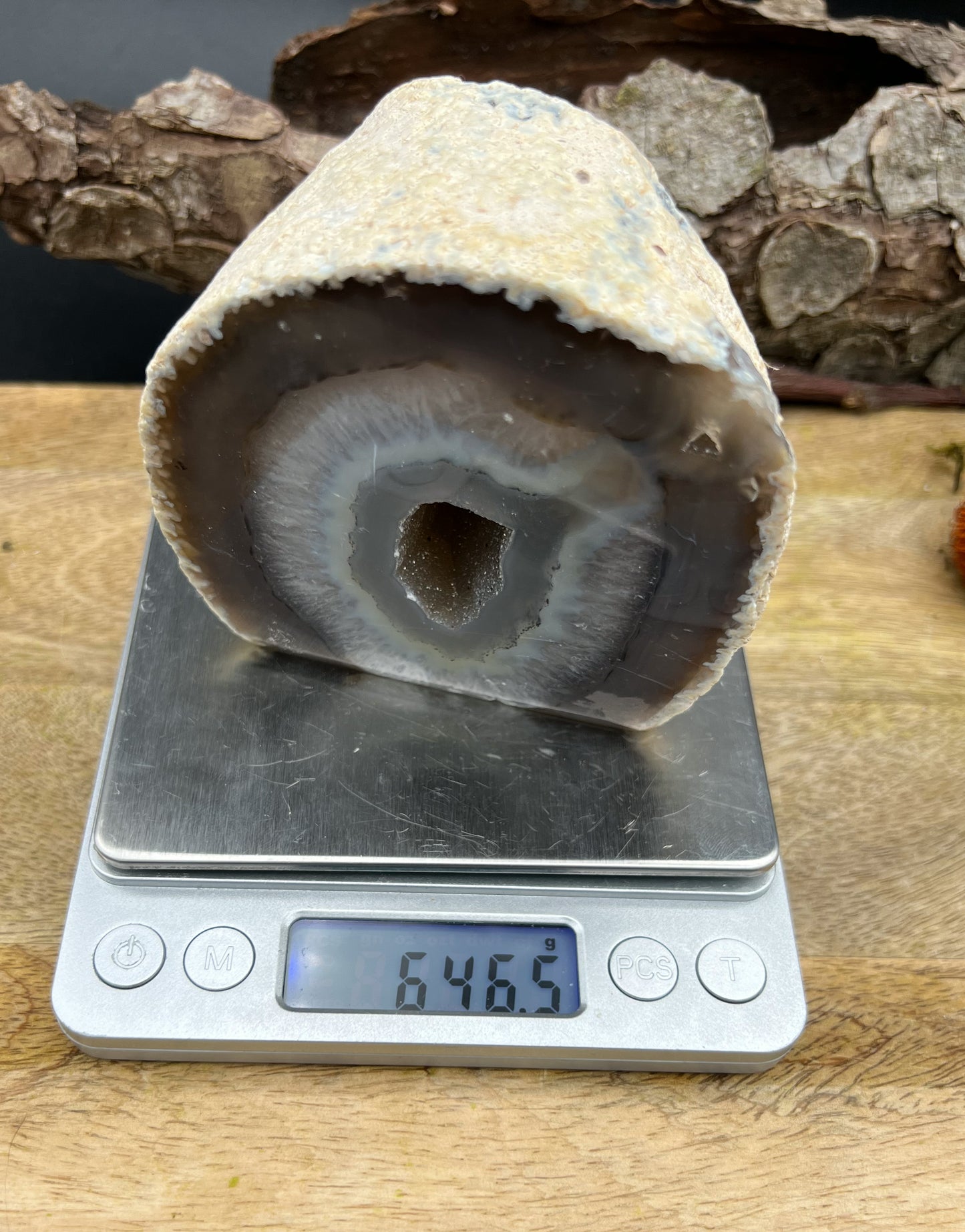 Achat Drusen Anschliff | Druzy Freeform Druse