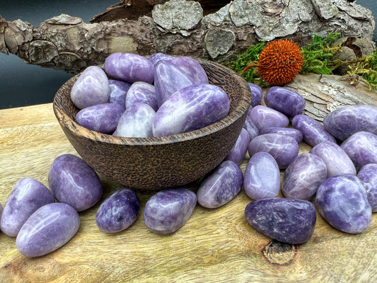 Lepidolith Trommelsteine